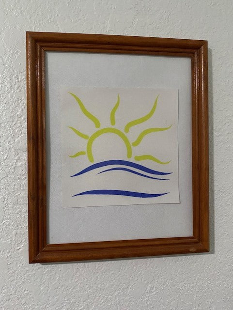 Naturist Symbol Vinyl Sticker or Vinyl Window Cling